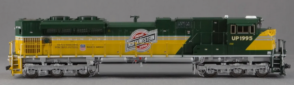 SUNSET MODELS 3RD RAIL EMD SD70ACE UP CHICAGO NORTHWESTERN #1995 - 2 RAIL
