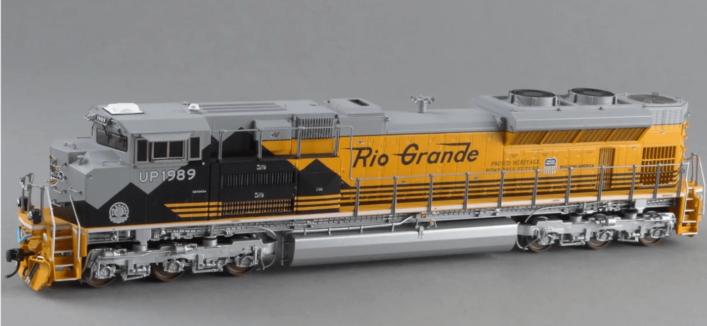 SUNSET MODELS 3RD RAIL EMD SD70ACE UP RIO GRANDE #1989 - 2 RAILS – Old ...