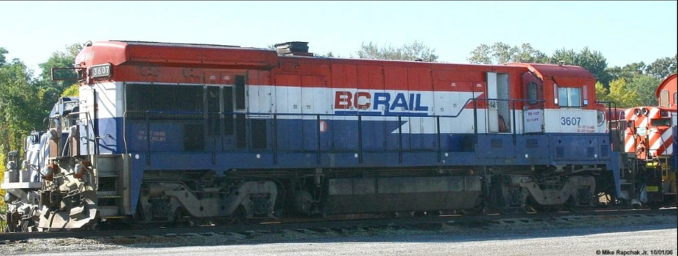 SUNSET MODELS 3RD RAIL GE B36-7 BC RAIL  - 2 RAIL