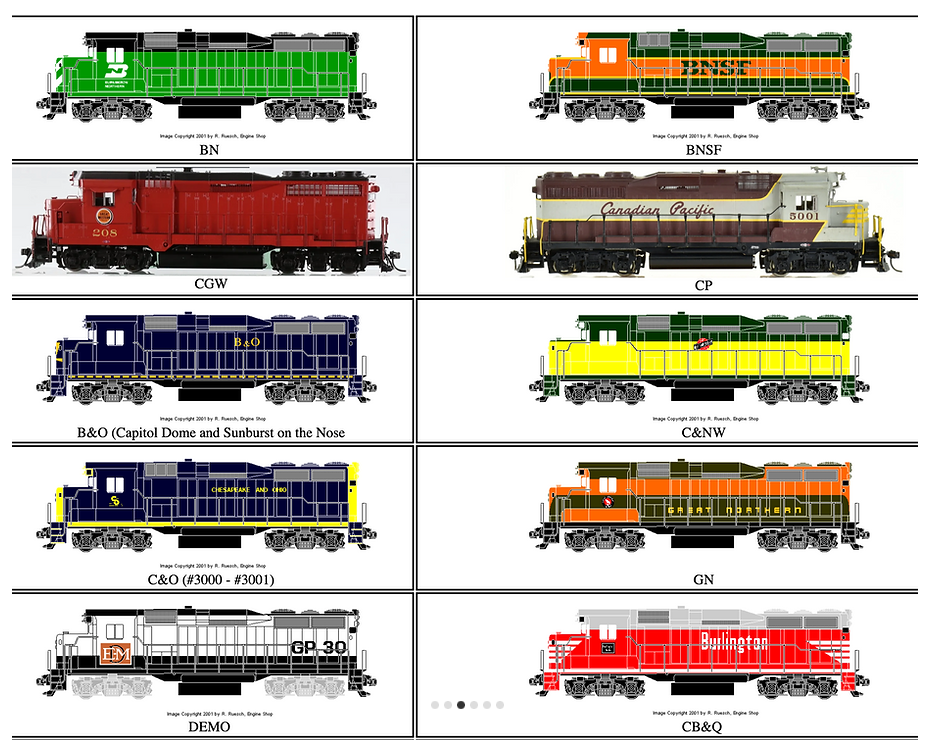 SUNSET MODELS 3RD RAIL EMD F7A AND B UNITS PRR GREEN - 2 RAIL