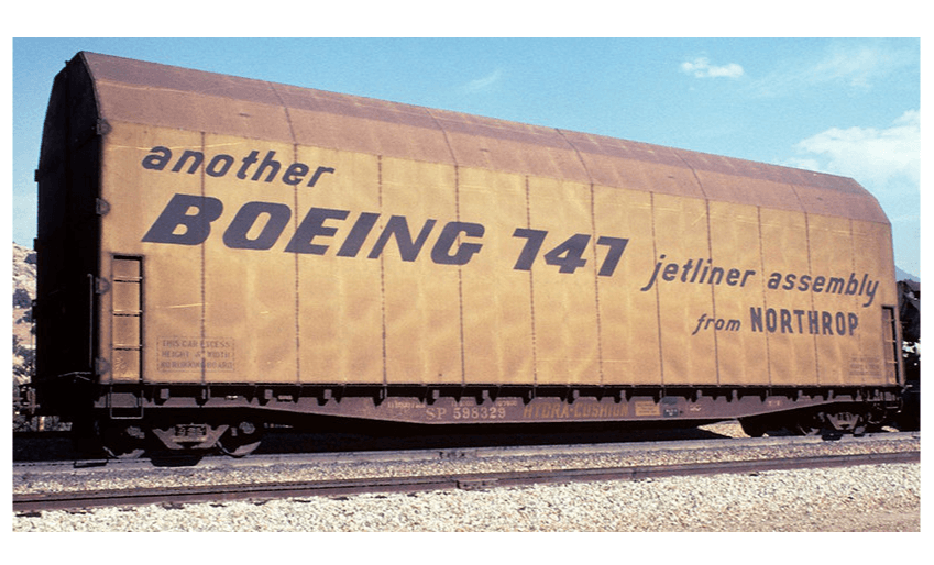 RAIL-SHAKING BLUETOOTH BOEING SKYBOX FLAT CARS BOEING (BN) - 2 RAIL ...