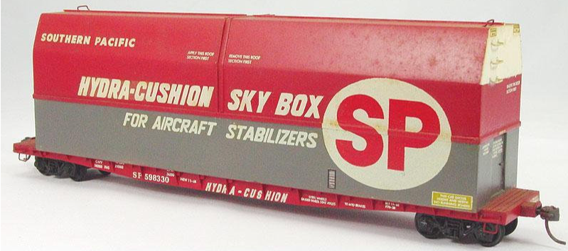 BOEING SKYBOX FLAT CARS SP HYDRA CUSHION - 2 RAIL