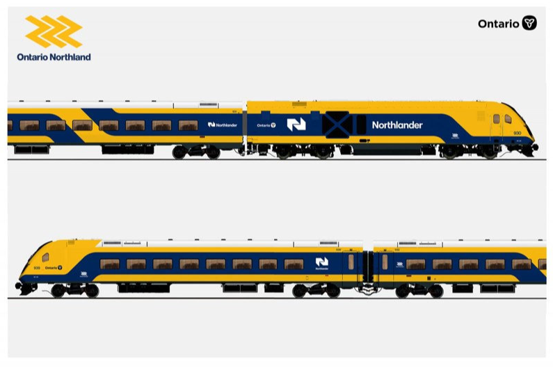 GOLDEN GATE DEPOT ONTARIO NORTHLAND "THE NORTHLANDER" INDIVIDUAL ADD ON CAR - 2 RAIL
