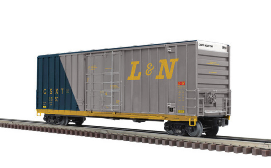 ATLAS O 50' GUNDERSON HIGH-CUBE CSX HERITAGE 3-PACK (L&N, MONON, NC&STL)  2-RAIL