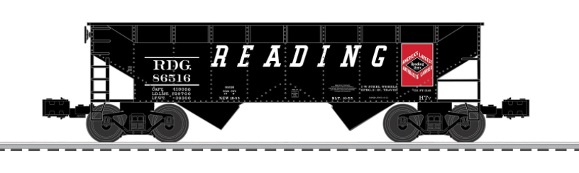 READING 2 BAY AAR HOPPER #86516