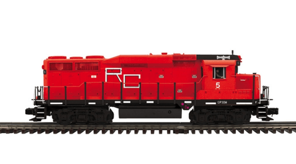 ATLAS PREMIER O GP30 LOCOMOTIVE RARITAN CENTRAL (WITH DITCH LIGHTS, FRONT AND REAR)