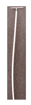 GARGRAVES 8" PIGTAIL, 16 AWG, BLANC AVEC CONNECTEUR À FOURCHE PAQ/12