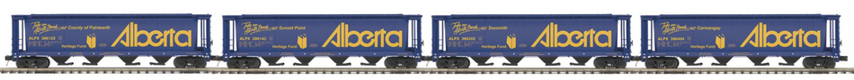 ALBERTA 4-CAR 100 TON HOPPER CAR SET