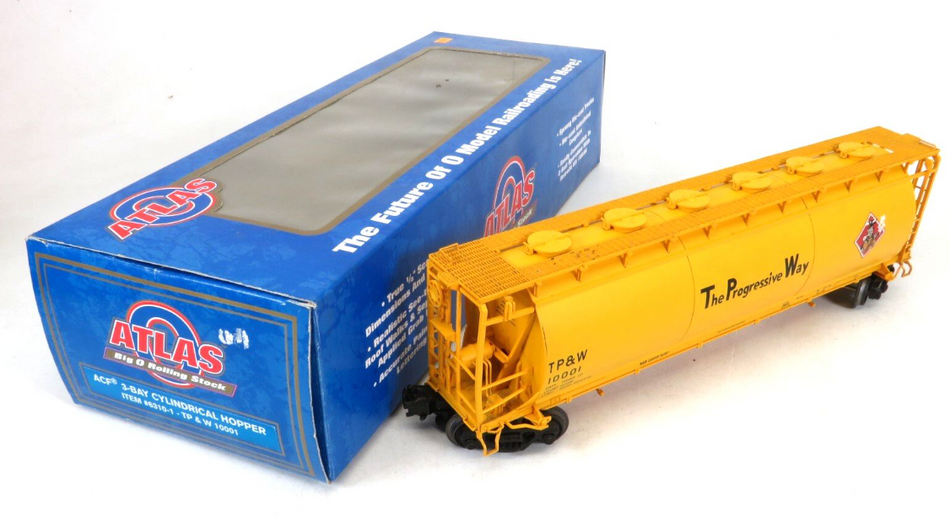 ATLAS ACF 3 BAY CYLINDRICAL HOPPER - TP&W #1001 (PRE-OWNED)