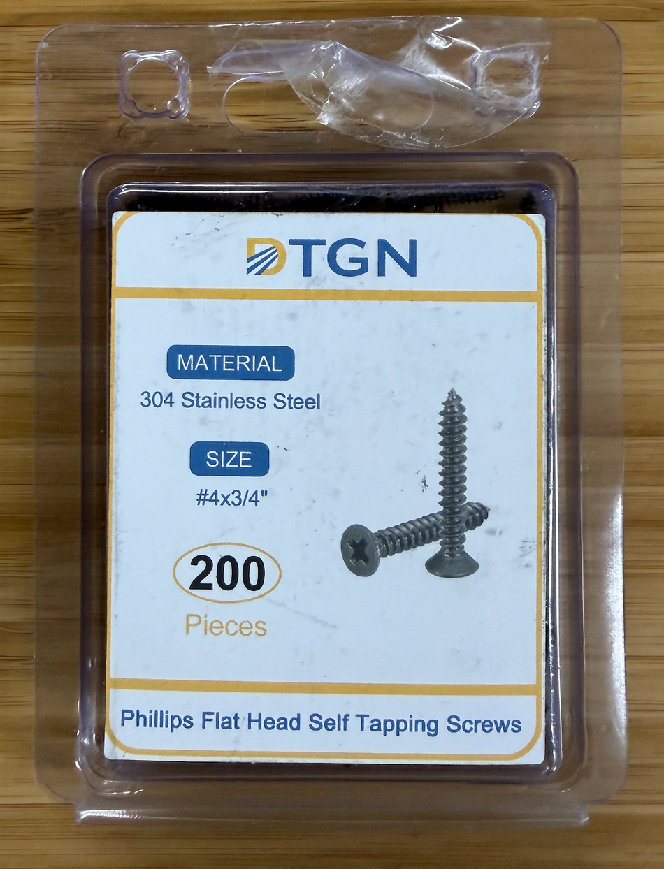 TRACK SCREWS (200 PIECES)