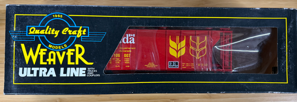 WEAVER PS-2 COVERED HOPPER #106007 CANADA - RED