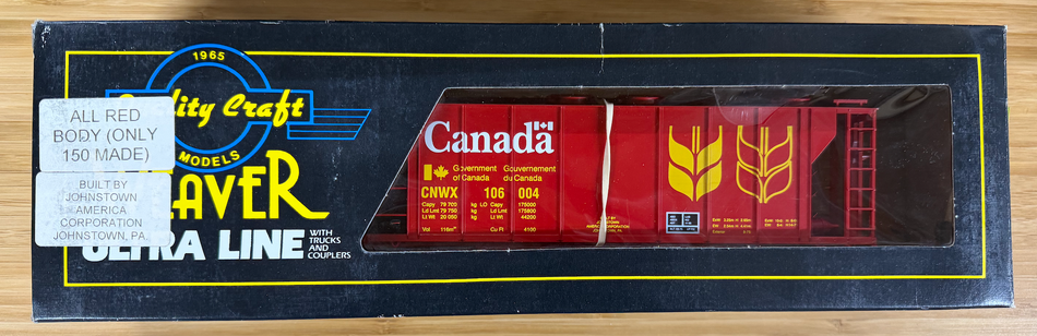 WEAVER PS-2 COVEREDHOPPER #106004 CANADA - RED
