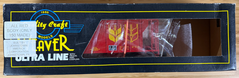 WEAVER PS-2 COVERED HOPPER #106001 CANADA - RED (PRE-OWNED)