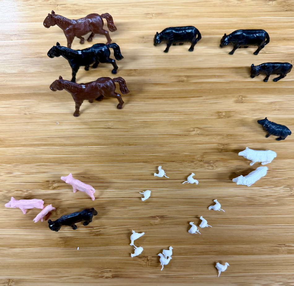 FARM ANIMALS (24 PIECES)