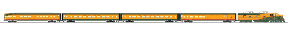 ILLINOIS CENTRAL CITY OF MIAMI LEGACY SUPER SET (2422090 + 2427330 + 2427340)