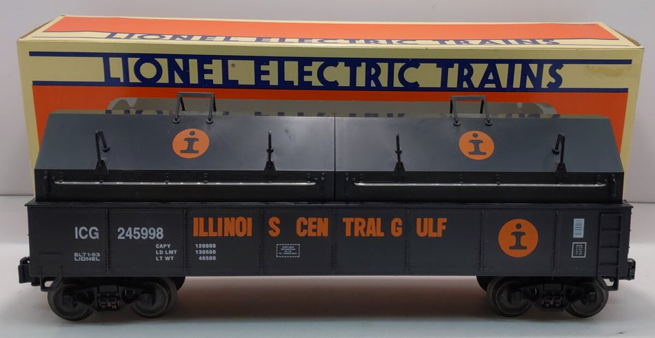 LIONEL ILLINOIS CENTRAL SCALE GONDOLA (NEW IN BOX)