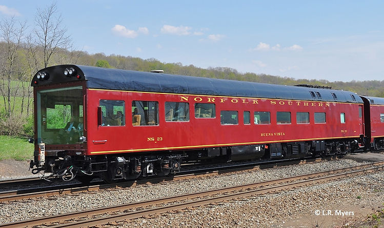 GOLDEN GATE DEPOT NORFOLK SOUTHERN OFFICER CAR SPECIAL SERIES 1. (3 CAR SET)  2 RAIL
