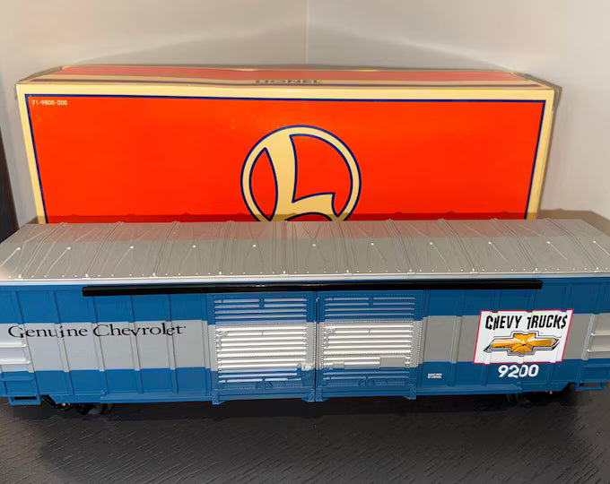 CHEVVY DOUBLE DOOR BOXCAR (NEW IN BOX)
