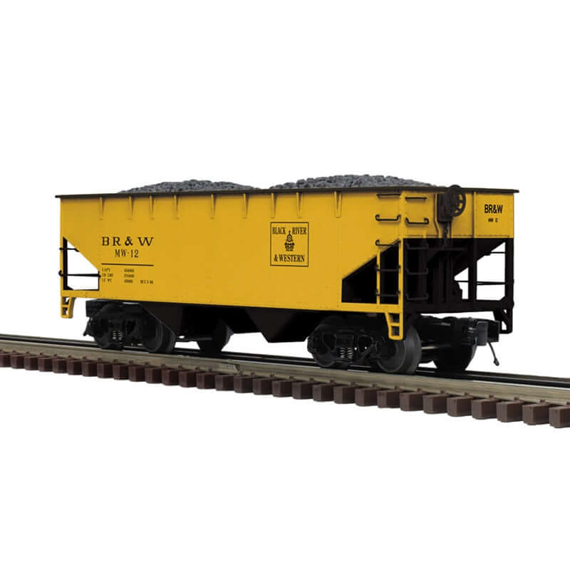 ATLAS PREMIER 2-BAY OFFSET HOPPERBLACK RIVER & WESTERN (MOW) CAR NUMBERS: 12 (2 RAIL) NEW LIMITED EDITION COLLECTORS SERIES PAINT SCHEME