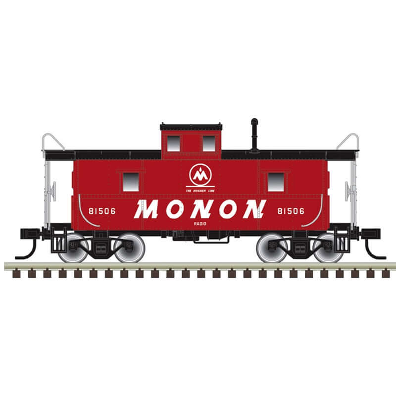ATLAS TRAINMAN C&O CUPOLA CABOOSE MONON CAR NUMBERS: 81506, 81508 (3 RAIL)