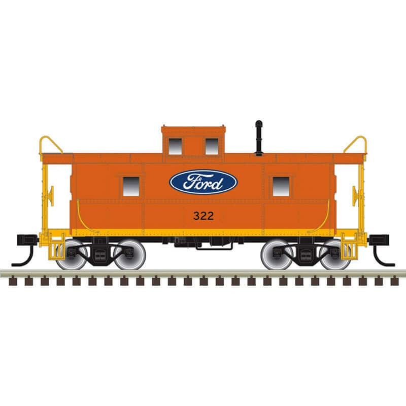 ATLAS TRAINMAN C&O CUPOLA CABOOSE FORD¨ CAR NUMBERS: 322 (2 RAIL) NEW LIMITED EDITION COLLECTORS SERIES PAINT SCHEME