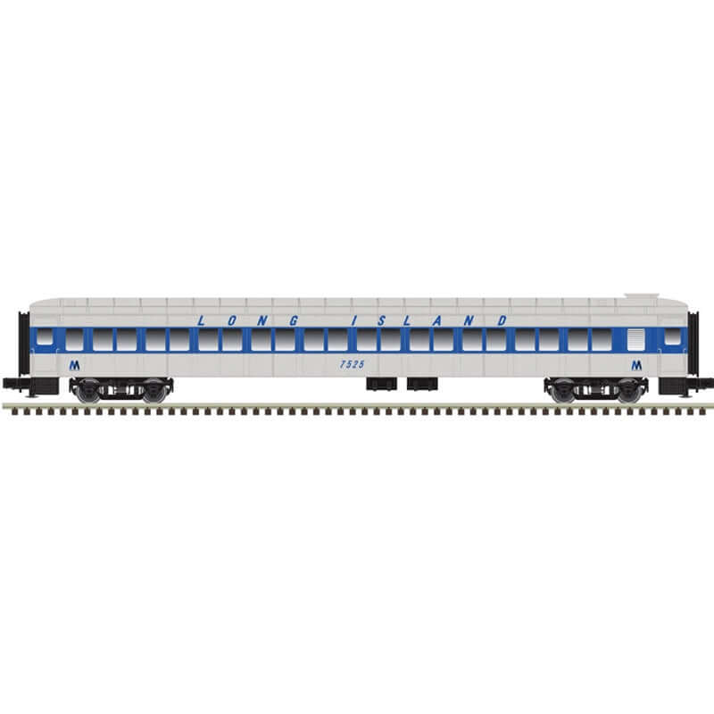 ATLAS TRAINMAN 80' PULLMAN BRADLEY PASSENGER CARS LONG ISLAND RR / MTA CAR NUMBERS: 7525, 7530, 7535, 7546 (3 RAIL)