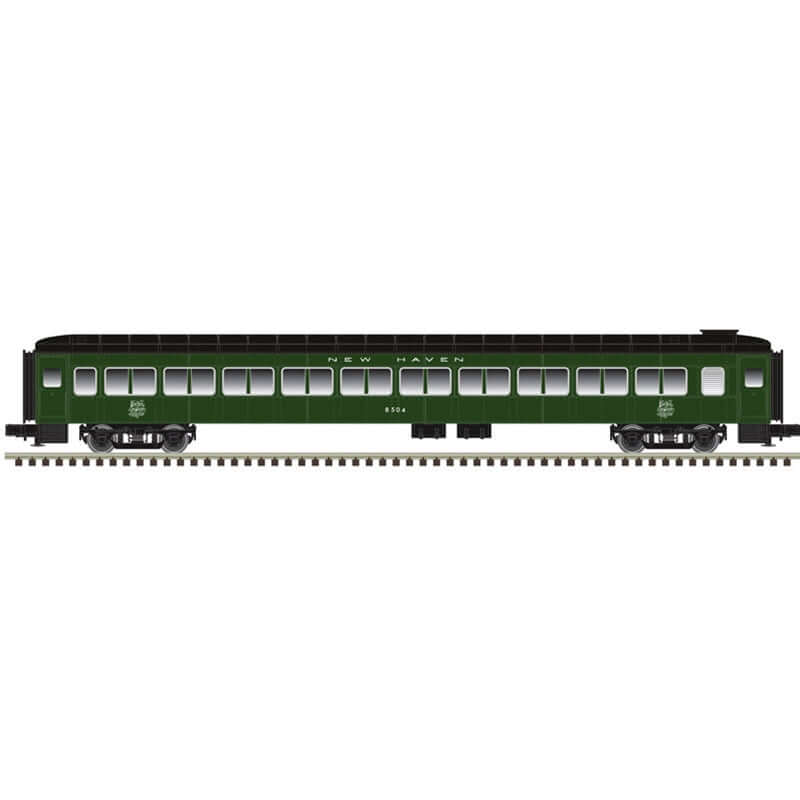 ATLAS TRAINMAN 80' PULLMAN BRADLEY PASSENGER CARS NEW HAVEN CAR NUMBERS: 8504, 8505, 8519, 8528 (3 RAIL)