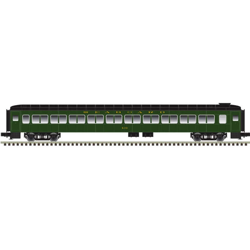 ATLAS TRAINMAN 80' PULLMAN BRADLEY PASSENGER CARS SEABOARD AIR LINE* CAR NUMBERS: 830, 832, 833, 835 (3 RAIL)