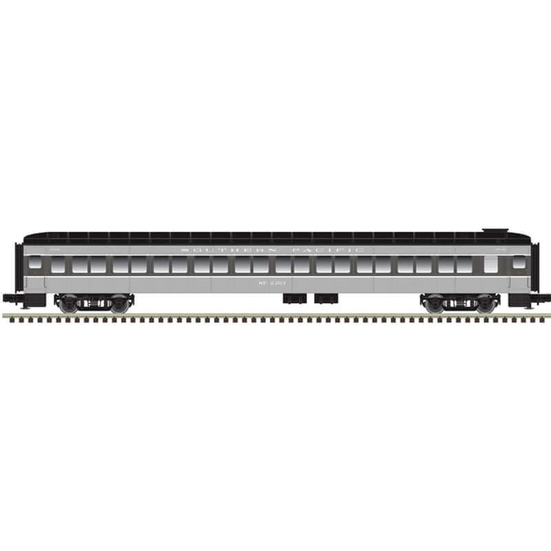ATLAS TRAINMAN 80' PULLMAN BRADLEY PASSENGER CARS SOUTHERN PACIFIC CAR NUMBERS: 2203, 2204, 2350, 2351 (2 RAIL)