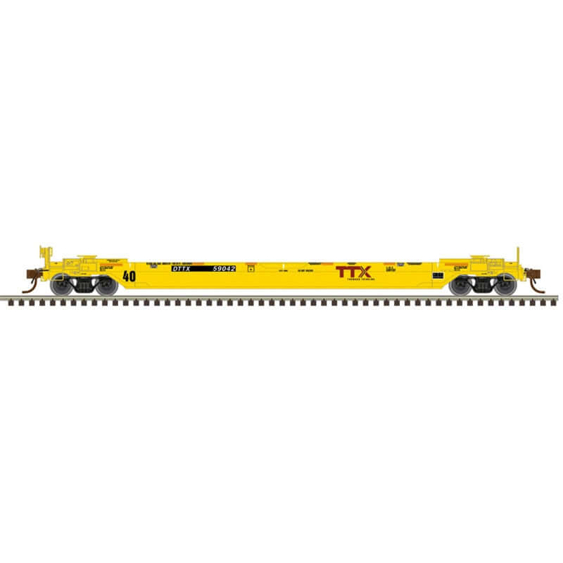 ATLAS MASTER 40' REBUILT WELL CARS TTX FORWARD THINKING 1A CAR NUMBERS: 59042, 59049, 59084, 59131 (3 RAIL)