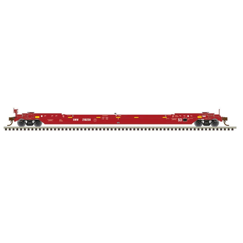 ATLAS MASTER 53' REBUILT WELL CARS ST. MARYS RAILWAY WEST CAR NUMBERS: 210258, 210305, 210317, 210325 (2 RAIL)