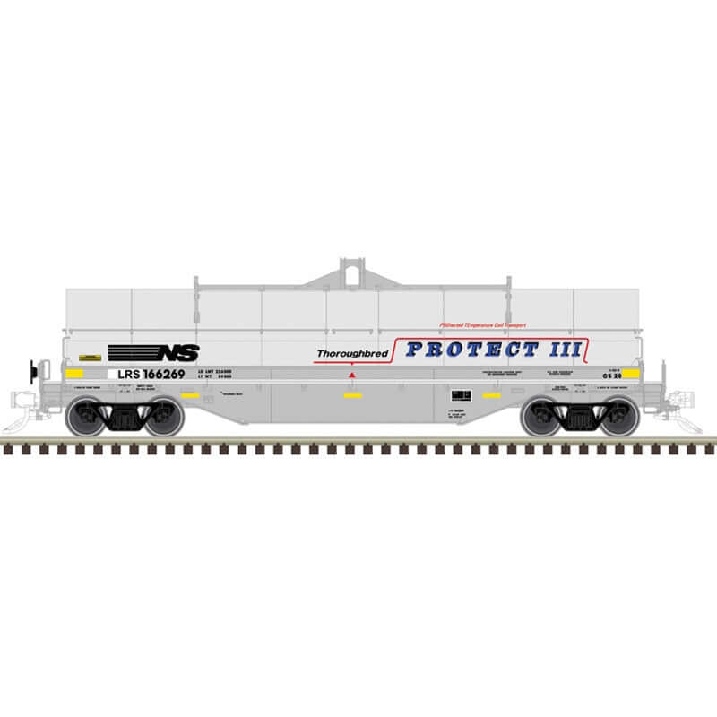 ATLAS MASTER 42' COIL STEEL CARS NORFOLK SOUTHERN (NS)Ê CAR NUMBERS: 165521, 165535, 165559, 165587 (2 RAIL)