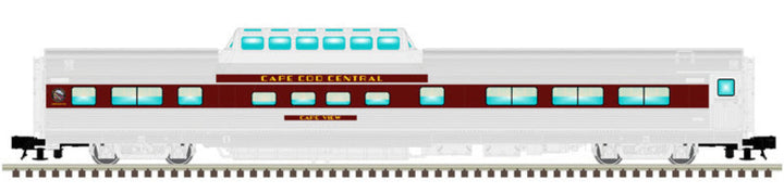 2 RAIL     CA ZEPHYR CARS - CAPE COD CENTRAL "CAPE VIEW" 4716 SILVER/MAROON