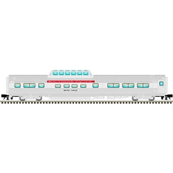 CA ZEPHYR CARS - SOUTHERN PACIFIC "SILVER LARIAT" 4718 SILVER/RED