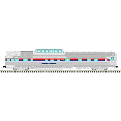 CA ZEPHYR CARS - AMTRAK "1977 TRANSCONTINENTAL STEAM EXCURSION" 9310 SILVER