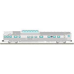CA ZEPHYR CARS - BNSF "PRAIRIE VIEW" 376 SILVER