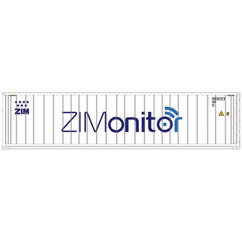 ATLAS MASTER 40' REEFER CONTAINER 4 CAR SET UNITED ARAB SHIPPING CO. 125487, 125100; ZIM MONITOR 8817395, 8817477; OCEAN NETWORK EXPRESS 9544707, 9563862
