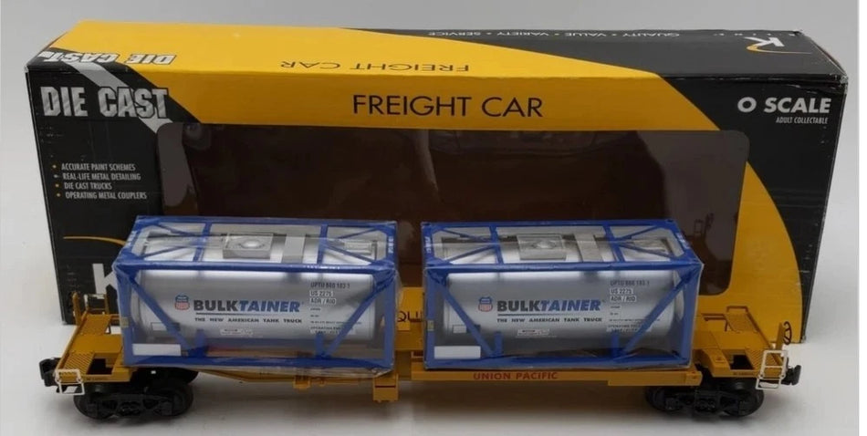 K-LINE UNIOIN PACIFC FRONT RUNNER WITH ISO TANKS (NEW IN BOX)